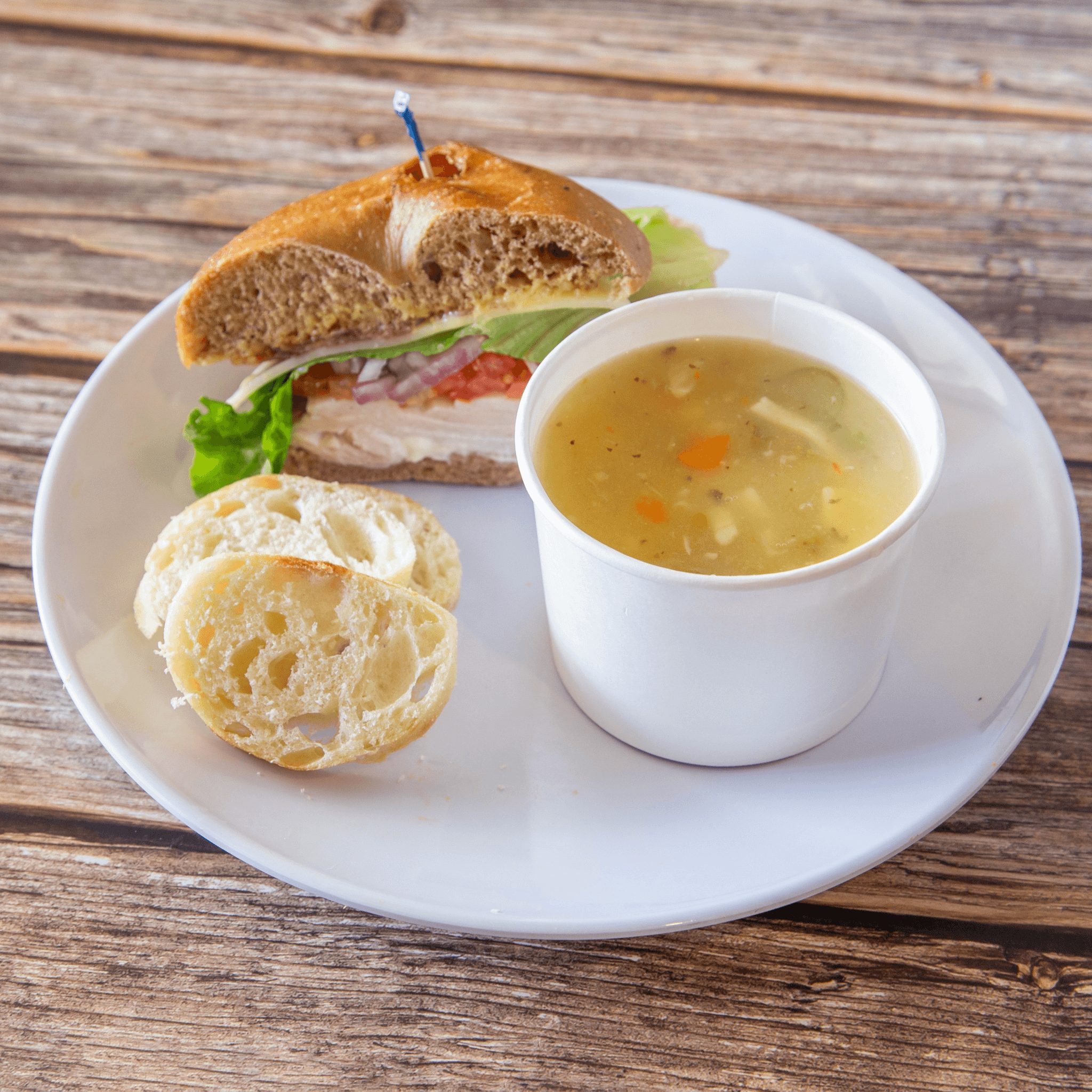 Sandwich & Soup/Salad Combo.